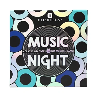 Afbeelding van Talking Tables Muziek Night Game Speel met familie, vrienden, na het diner Inclusief muzikale trivia, algemene kennis, zingen, kazoo, karaoke plezier, verjaardagscadeau