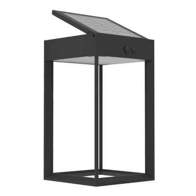 Afbeelding van EGLO Suzzara Solar Wandlamp Buiten LED 25 cm Zwart