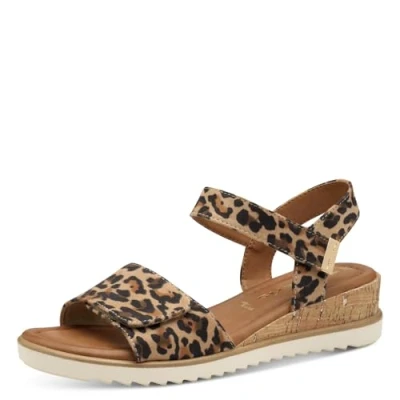 Afbeelding van Tamaris Essentials Dames Sandalen LEOPARD Maat 41