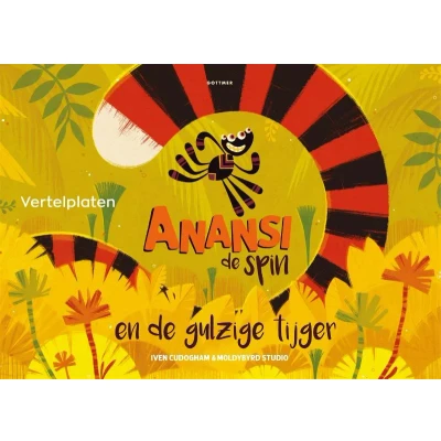 Afbeelding van Uitgeverij gottmer vertelplaten anansi de spin en gulzige tijger