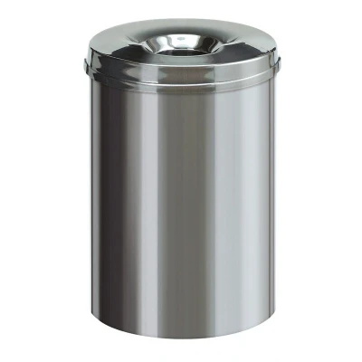 Afbeelding van Papierbak vlamdovend 30ltr rvs