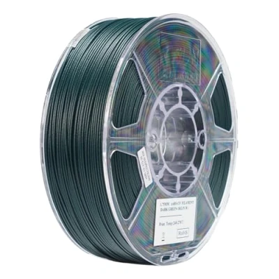 Afbeelding van eSUN 3D printer Filament eABS CF 1,75mm Donker Groen 1kg