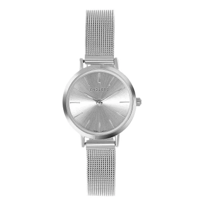 Afbeelding van Endless horloge met zilverkleurige mesh band