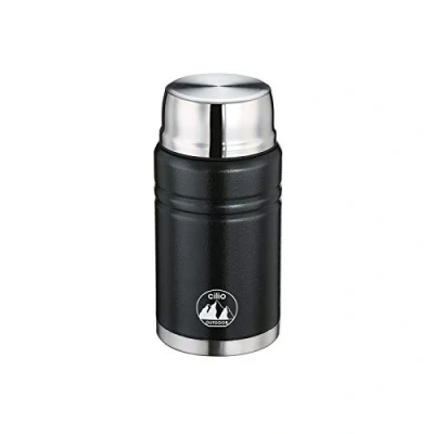 Afbeelding van Cilio Container KP0000 545616 Food Monte 750 ml zwart, roestvrij staal