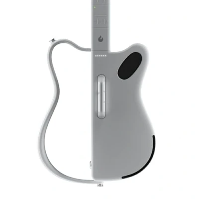 Afbeelding van LAVA GENIE Sampler gitaar, zonder snaren, honderden instrumentpresets, ingebouwde luidspreker, opvouwbaar, afneembaar, wit, 76 cm (77 cm).