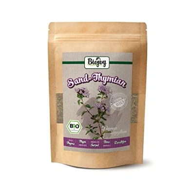 Afbeelding van Biojoy BIO Zandtijm (100 g), gedroogd en gesneden, tijmthee (Thymus serpyllum)