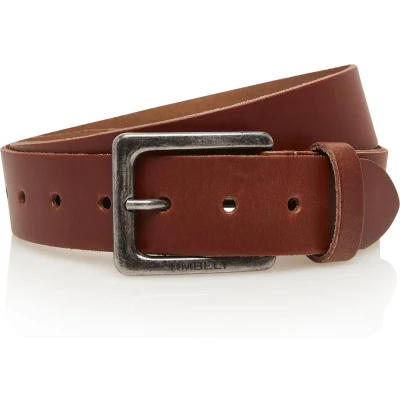 Afbeelding van 4cm cognac riem jeans 100% leder Maat 85 Totale lengte 100 cm