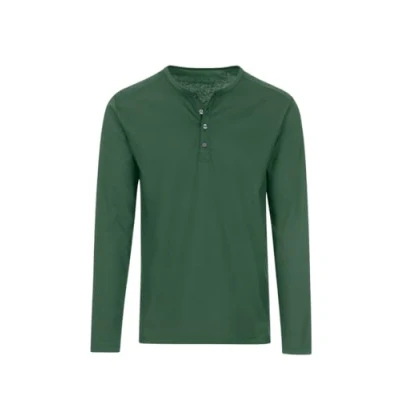 Afbeelding van TRIGEMA Longsleeve shirt met lange mouwen en knoopsluiting (1 delig)