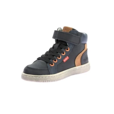 Afbeelding van Kickers Babyschoenen voor kinderen, Maat: 30, Noir camel marine Kunststof
