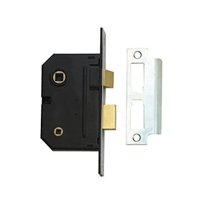 Afbeelding van Yale Essentials deurslot met 3 hendelvergrendeling, hoge kwaliteit, 64 mm, YES BL CH 0 W
