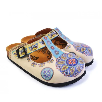 Afbeelding van Goby Orient Bloom Dames Clogs Vegan Handmade Maat 42