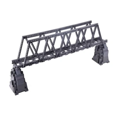 Afbeelding van Technik City Spoor bouwsteen, trein power functies Kit trein, rails, accessoires, klembouwstenen