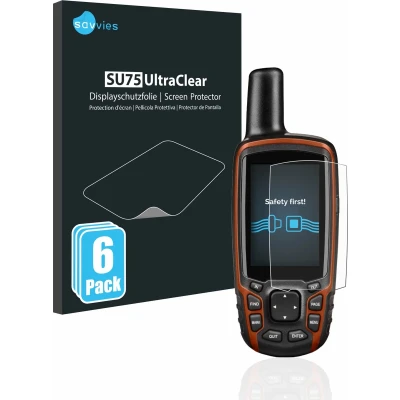 Afbeelding van Savvies (6 Stuks) Schermbeschermer voor Garmin GPSMAP 64s Screen Protector Ultra Transparant