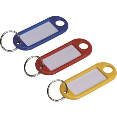 Afbeelding van Beaumont Label Sleutelhanger nr10 32 mm Groen (Doos van 100 stuks)