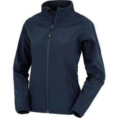 Afbeelding van Result Gerecyclede damessoftshelljas R901F Navy