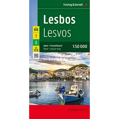 Afbeelding van F&amp;B Wegenkaart Lesbos: Schaal 1 : 150.000: AK 0836