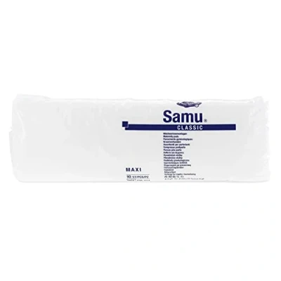 Afbeelding van Samu Classic Maxi gynaecologisch verband kraamverbanden inleggers 1x10 stuks