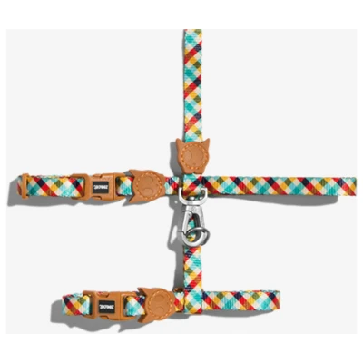 Afbeelding van Zee.Dog Phantom Harnass + Lijn Kattenharnas Set
