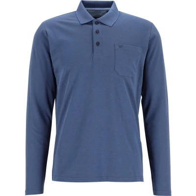 Afbeelding van Redmond Casual Regular Fit Polo shirt blauw, Effen