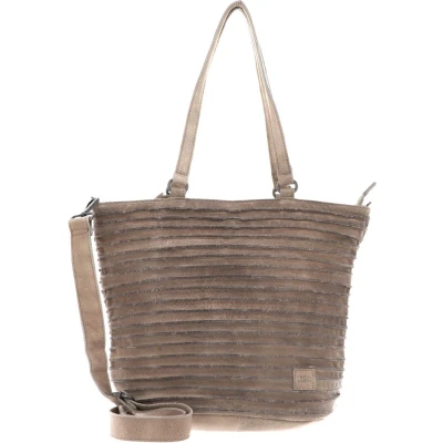 Afbeelding van FREDsBRUDER Leren Schoudertas Riffelpunz Cream Beige
