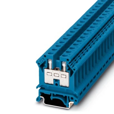 Afbeelding van Phoenix Contact UK 10 BU 3005099 Doorgangsserieklem Aantal polen: 2 0.5 mm² 6 Blauw 50 stuk(s)