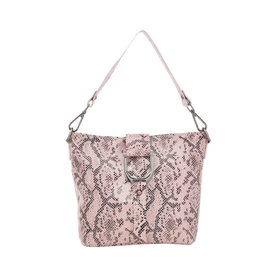 Afbeelding van myMo ROCKS Handtas lichtgrijs / rosa