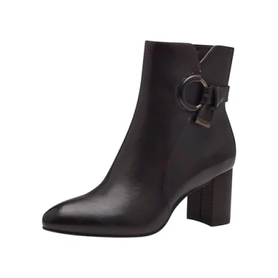 Afbeelding van MARCO TOZZI Dames Bootie Zip+Slip 2 25320 43 Enkellaarzen, bruin (chestnut), 39 EU