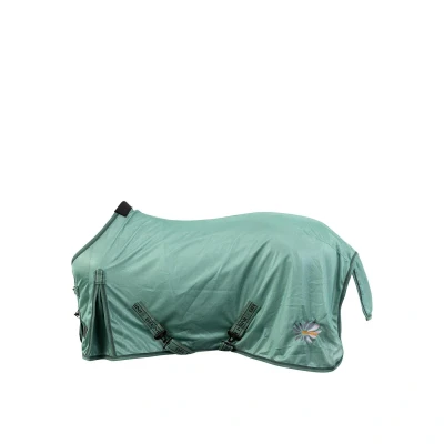 Afbeelding van BR Mini Horse vliegendeken Groen Bovenlengte: 85 cm &amp; Onderlengte: 115