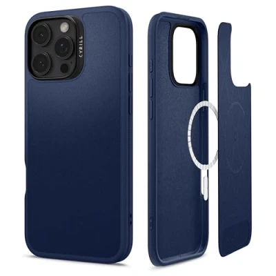 Afbeelding van CYRILL van Spigen Kajuk Mag hoesje compatibel met iPhone 16 Pro (2024) Navy