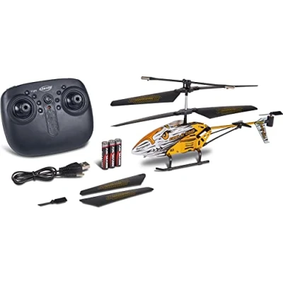 Afbeelding van Carson 500507151 Eagle 220 autostart 2.4 GHz op afstand bedienbare helikopter, robuuste RTF (ready to fly) module voor beginners, met start en landfunctie, kinderen vanaf 8 jaar