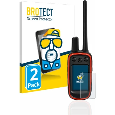Afbeelding van BROTECT Screenprotector voor Garmin Alpha 100 Folie Beschermfolie matte (2 Stuks)