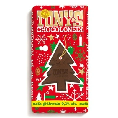 Afbeelding van Chocolade Tony&#039;s Chocolonely melk Glühwein 180gr