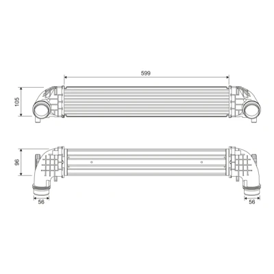Afbeelding van Valeo Interkoeler 818698