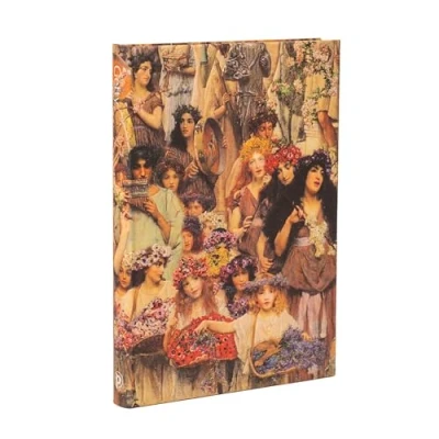 Afbeelding van Lawrence Alma Tadema Spring (Lawrence Tadema) Midi Unlined Hardback Journal (Elastic Band Closure)