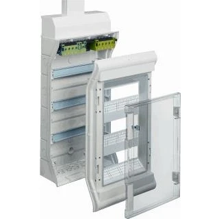 Afbeelding van Hager verdeler opbouw 36 modulen 3x din rail 310x552x151mm ve312f