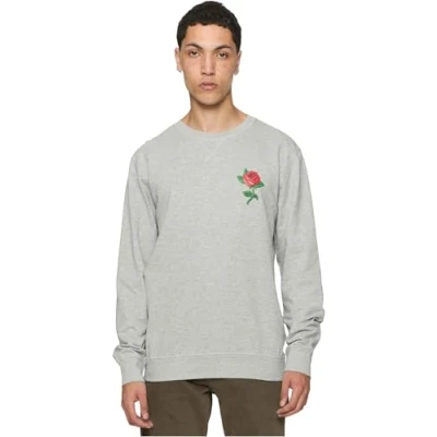 Afbeelding van Mister Tee Rose Crewneck sweater/trui M Grijs