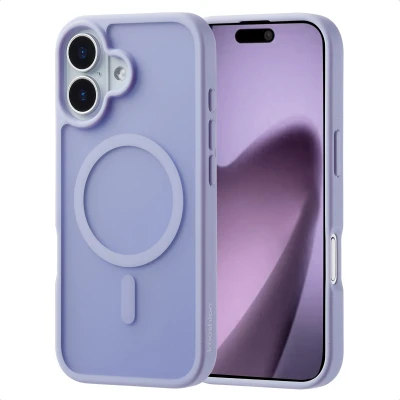 Afbeelding van Apple iPhone 17 MagSafe Hoesje Kunststof imoshion Hardcase/Backcover Lila Telefoonhoesje