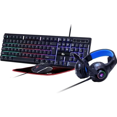 Afbeelding van Gaming set Gembird (Muis, Toetsenbord, Muismat, Headset, RGB)