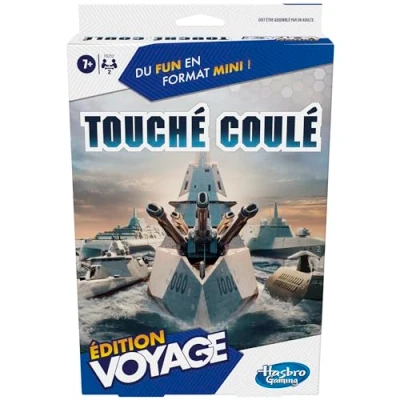 Afbeelding van Touché coulé édition voyage, jeu portable pour 2 joueurs, de enfants