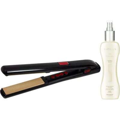 Afbeelding van CHI Stijltang G2 + Biosilk Silk Therapy Thermal Shield 207ml bundel/set/pakket