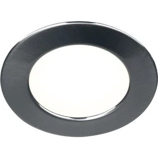 Afbeelding van Slv dl 126 inbouwlamp led 3000k rond geborsteld metaal 2 8 w incl klemveren 112225