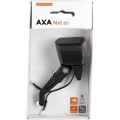 Afbeelding van Axa NXT60 koplamp steady BikeTotaal.nl Zwart