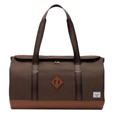 Afbeelding van Herschel Heritage Duffel Reistas Chocolate Brown Crosshatch/Sadle