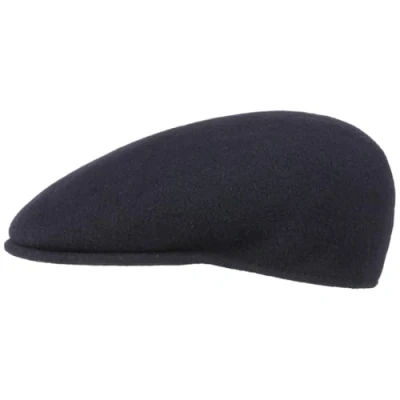Afbeelding van Kangol Wool 504 Flat Cap, Blauw (donkerblauw), Small, S