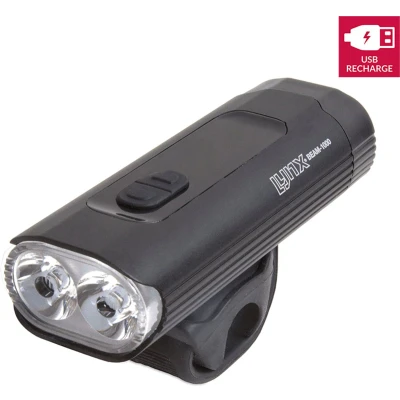 Afbeelding van Lynx voorlicht Beam led USB oplaadbaar 1000lm zwart