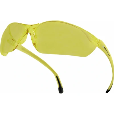 Afbeelding van Delta Plus Meia Yellow veiligheidsbril van polycarbonaat uit één stuk