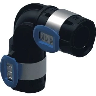 Afbeelding van Geberit FlowFit perskoppeling 45 graden bocht