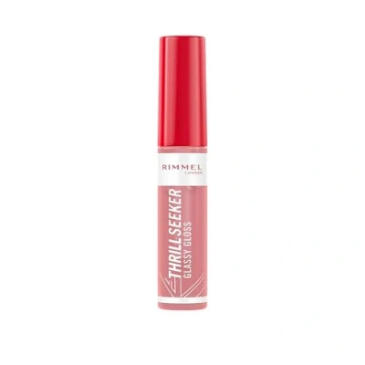 Afbeelding van Rimmel Thrill Seeker Glassy Gloss, Sprinkled Sugar, feuchtigkeitsspendend, gesund aussehende Lippen, abgeschrägter Applikator, homogene Anwendung, vegane Formel, 10 ml