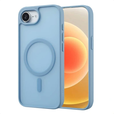Afbeelding van Apple iPhone 16e MagSafe Hoesje Kunststof imoshion Hardcase/Backcover Lichtblauw Telefoonhoesje