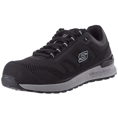 Afbeelding van Skechers Bulklin Bragoo Sneaker voor heren, Zwart Kpu Mesh, 42.5 EU
